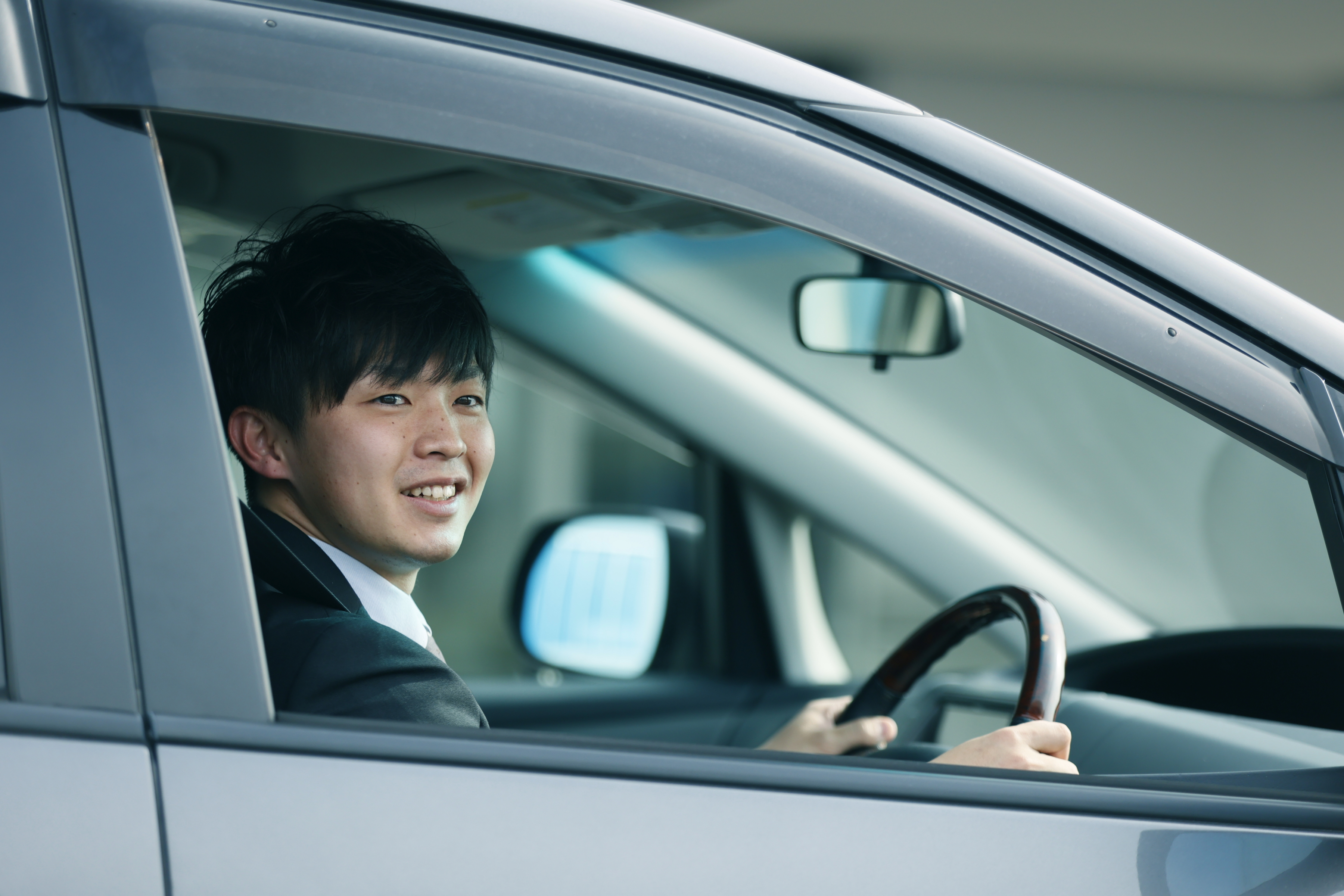 運転席からの振り返り